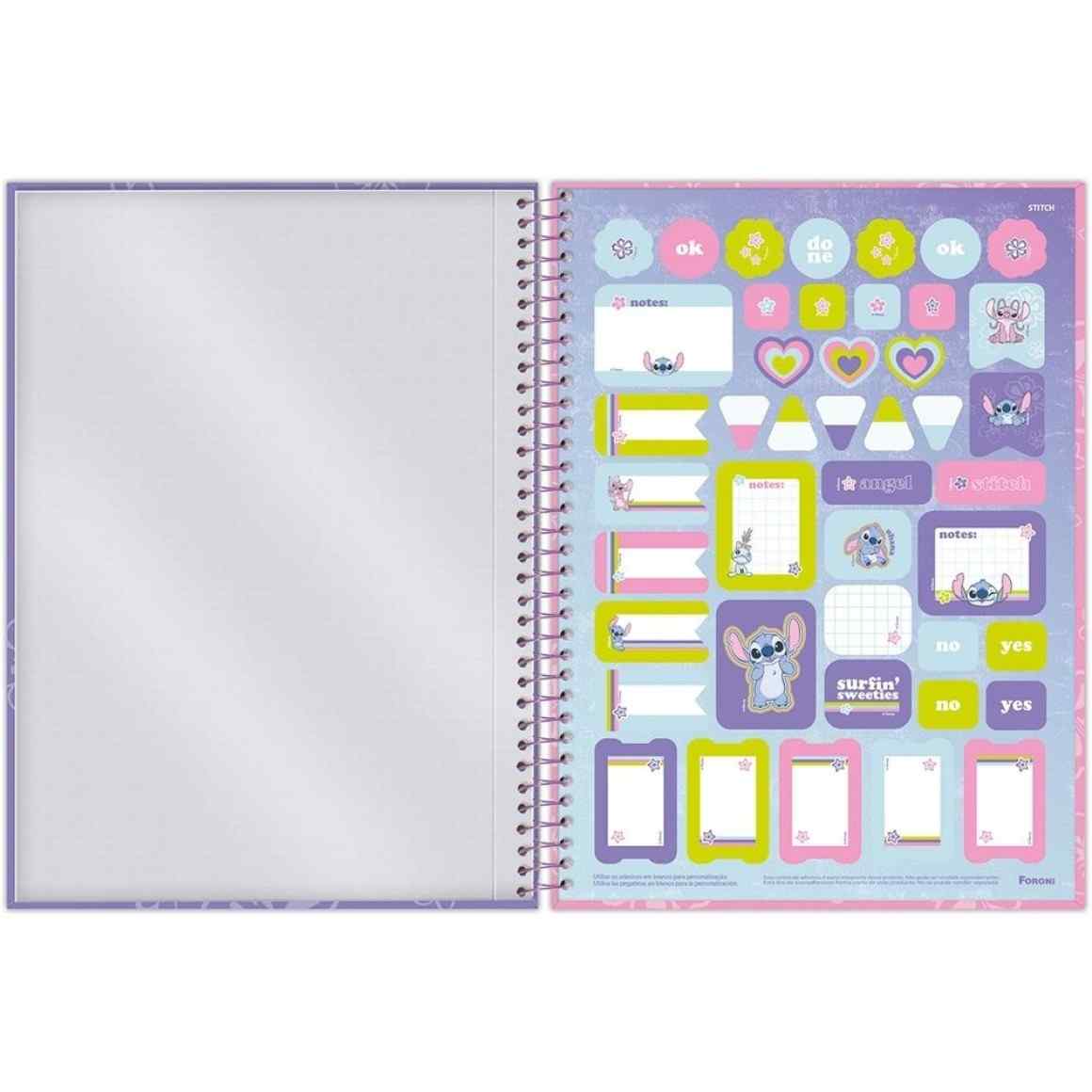 CADERNO 10X1 STITCH 